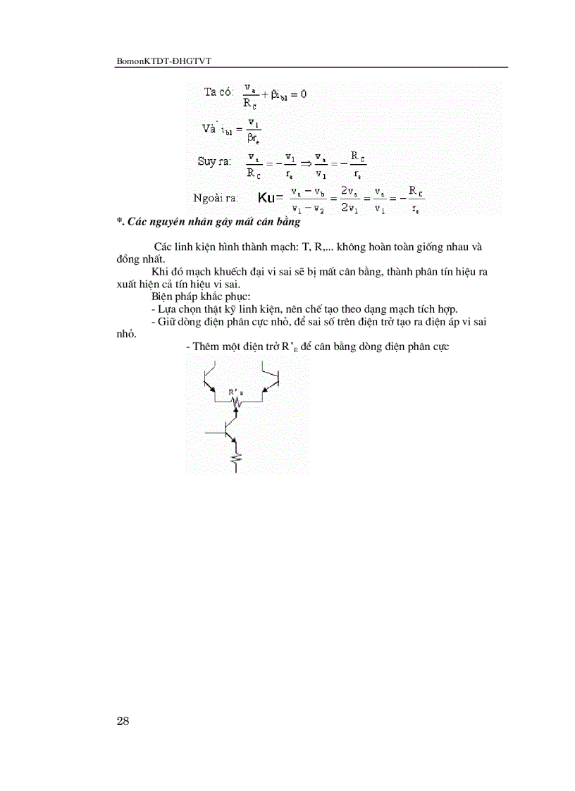 image for page Bài giảng kĩ thuật mạch điện tử