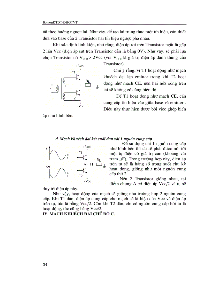 image for page Bài giảng kĩ thuật mạch điện tử