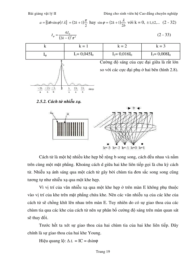 image for page Bài giảng Vật lý 2