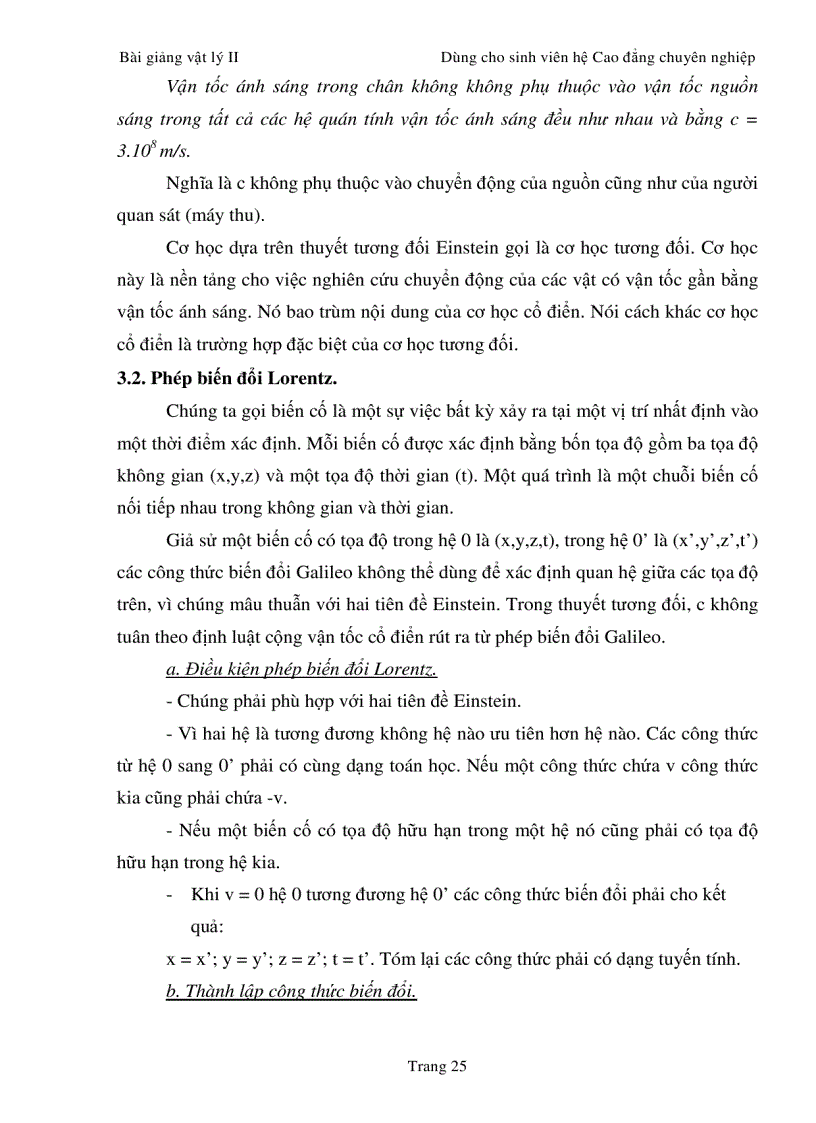 image for page Bài giảng Vật lý 2