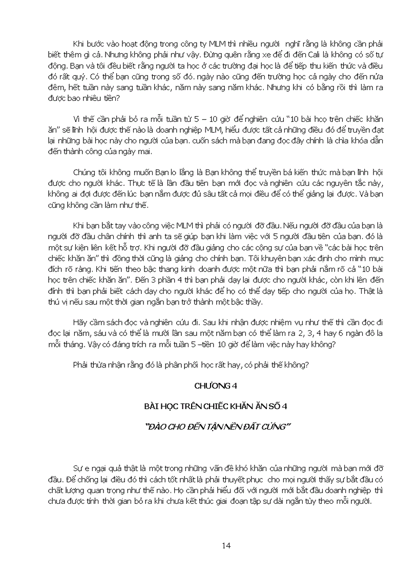 image for page Bài học từ chiếc khăn