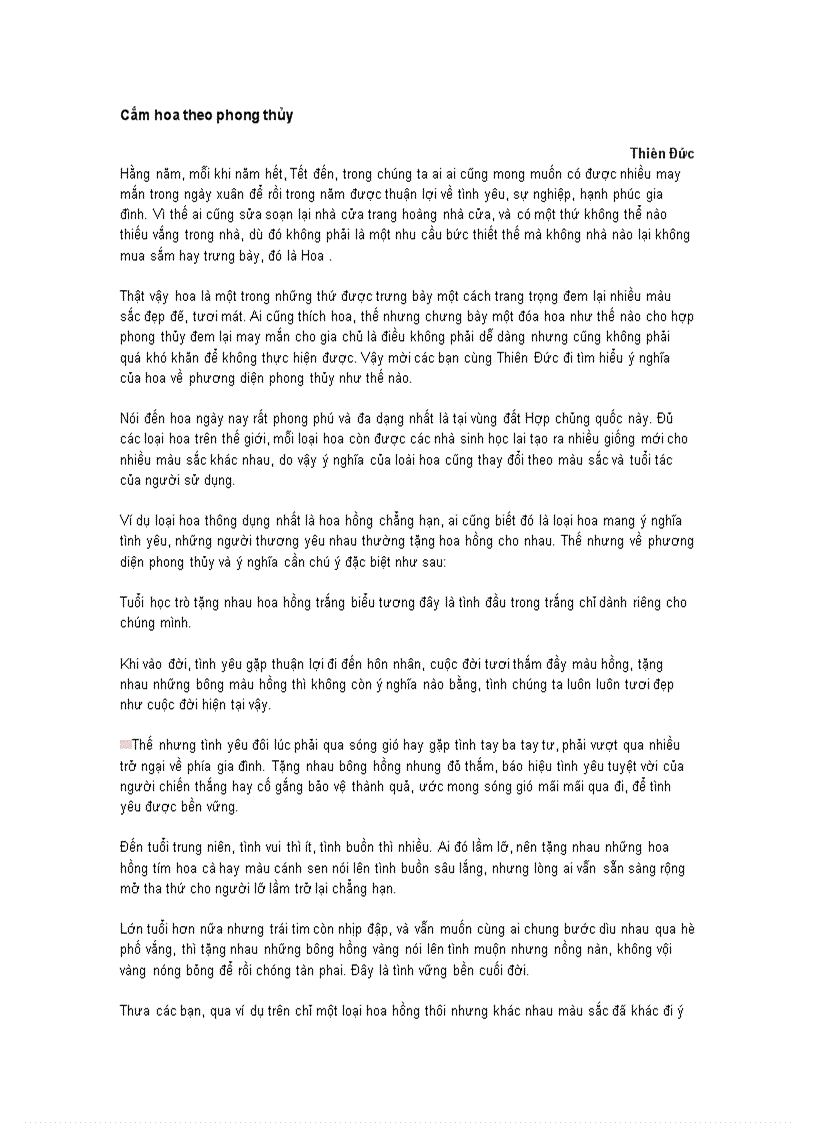 image for page Cắm hoc theo phong thủy