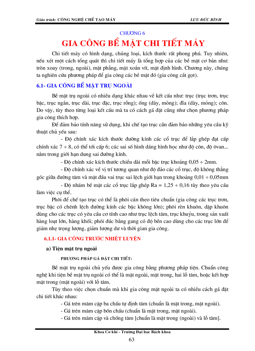 image for page Công nghệ chế tạo máy Chương 6