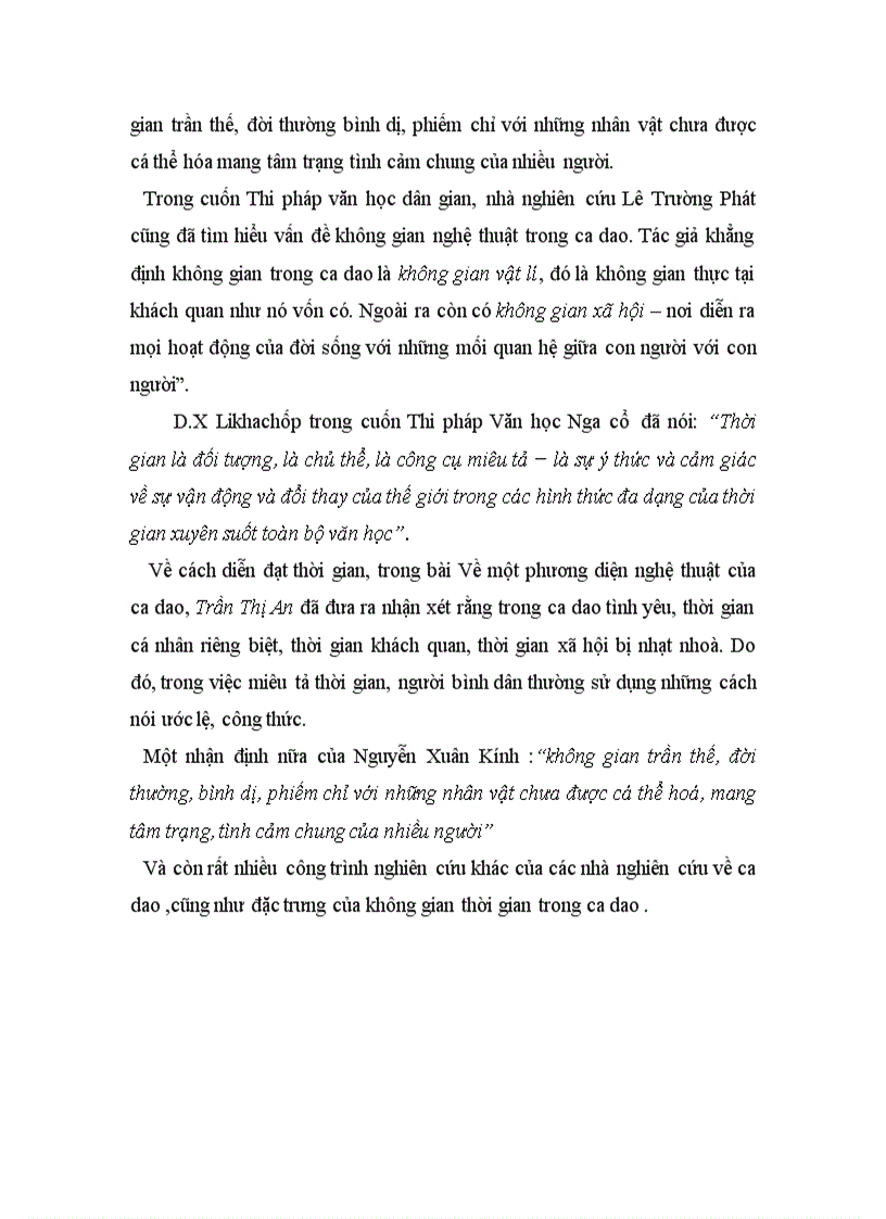 image for page Đặc trưng của không gian thời gian trong ca dao