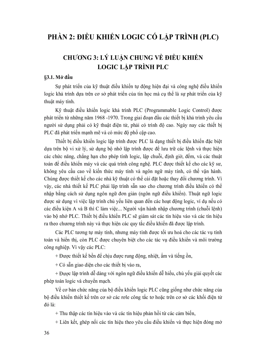image for page Điều khiển logic PLC