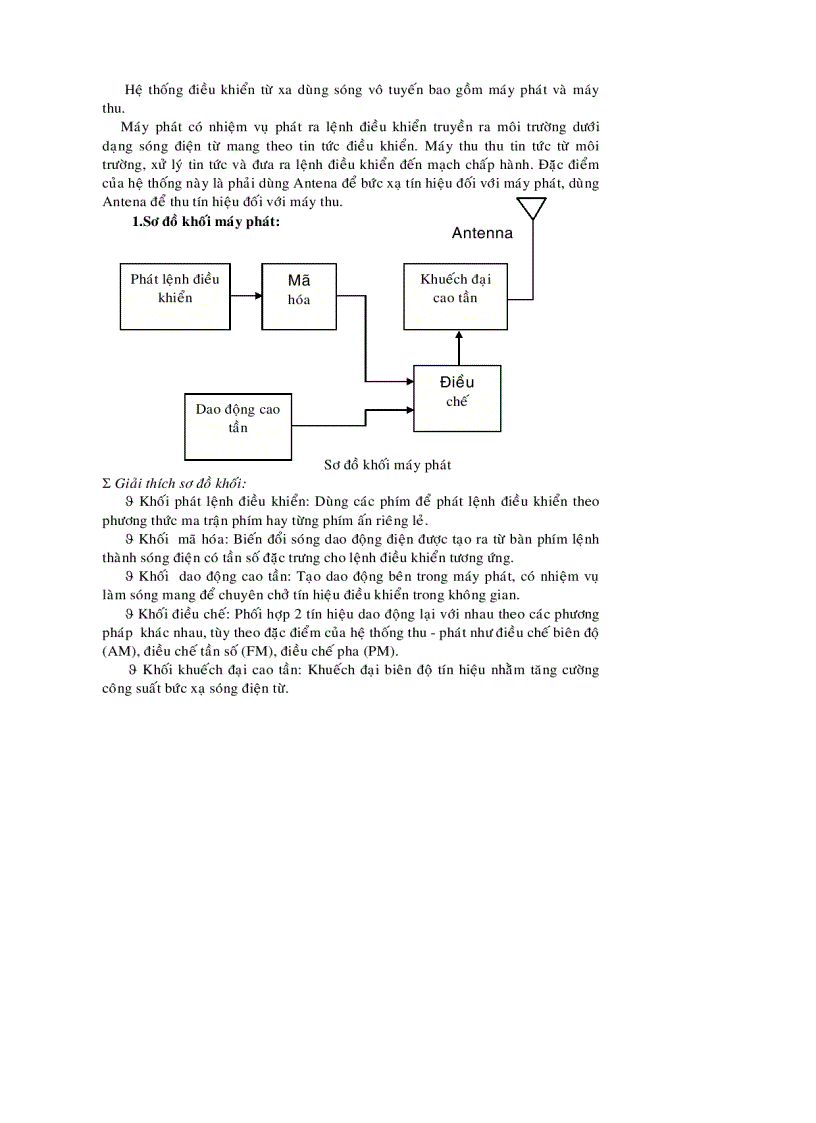 image for page Điều khiển từ xa bằng hồng ngoại
