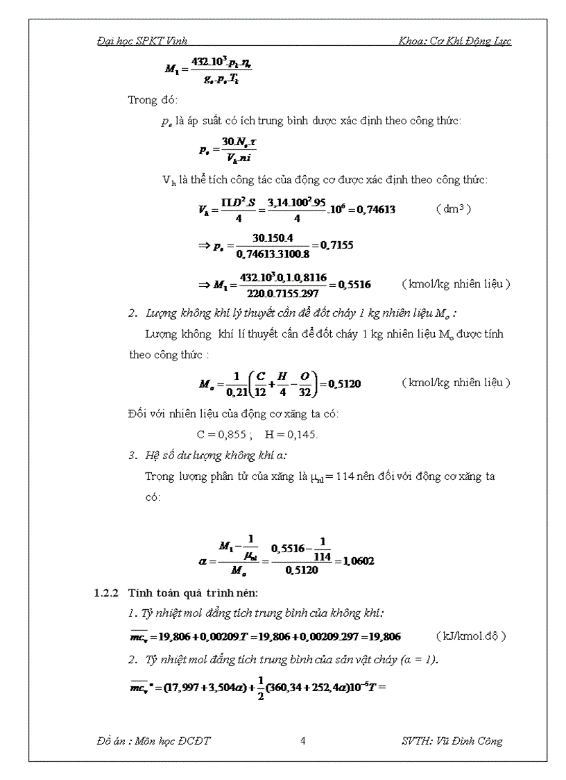 image for page Đồ án động cơ đốt trong
