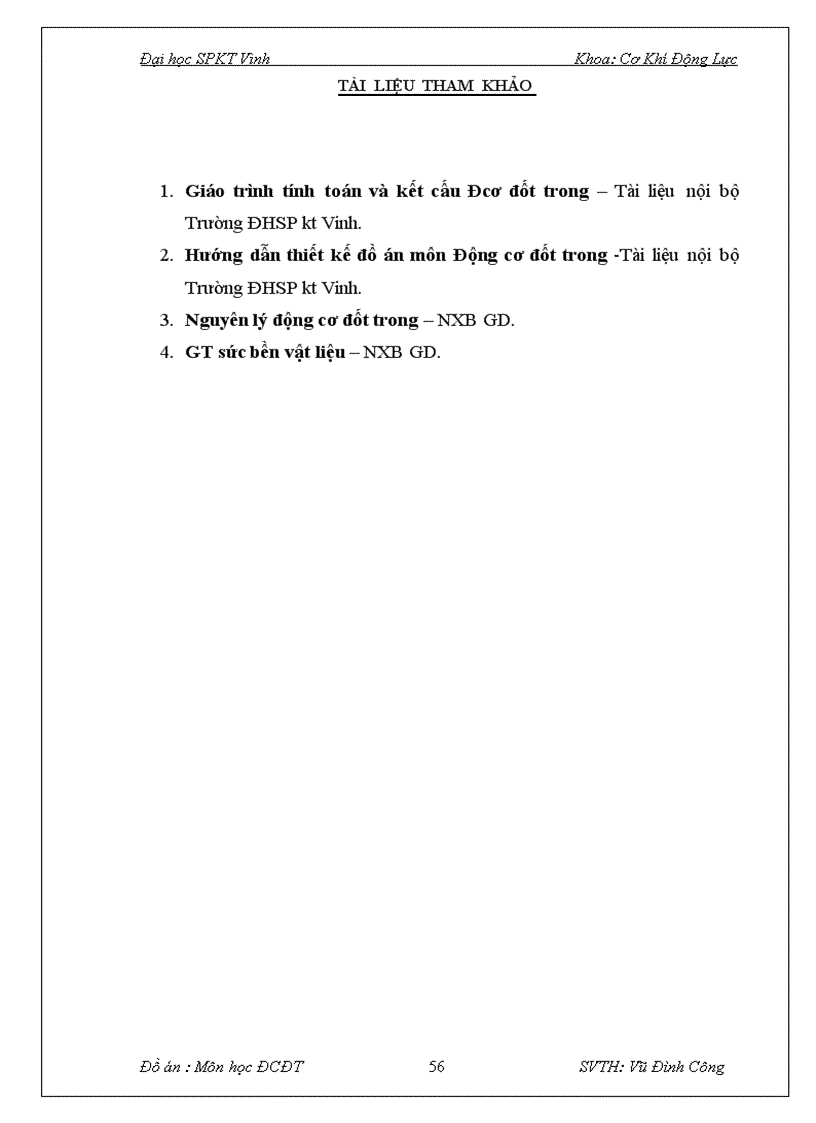 image for page Đồ án động cơ đốt trong