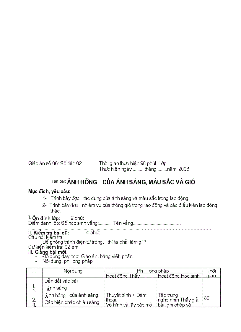 image for page Giáo án an toàn lao động