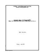 Giáo án sủa chữa phần di động