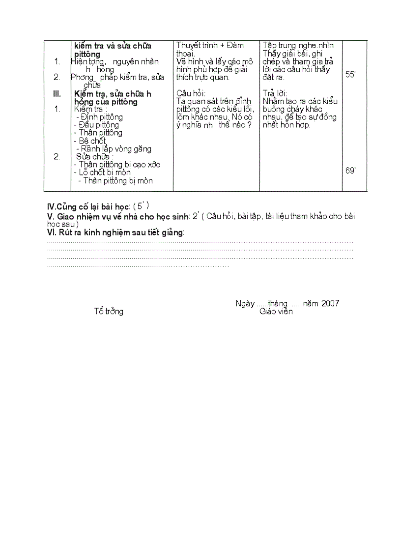 image for page Giáo án sủa chữa phần di động