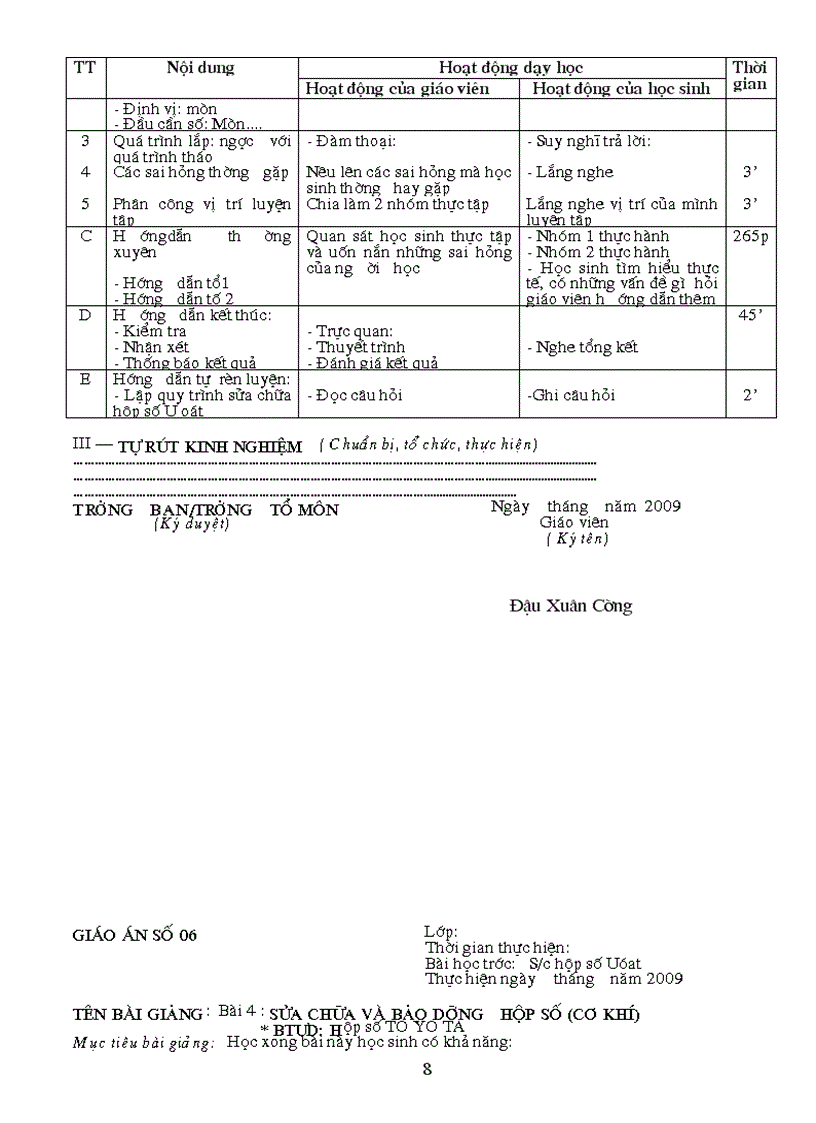 image for page Giao An TH Gam oto