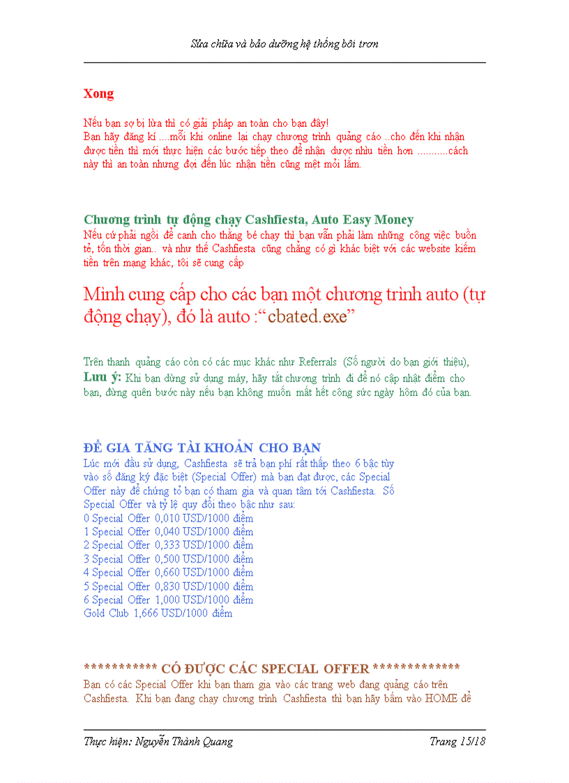 image for page Giáo án thục hành bôi trơn