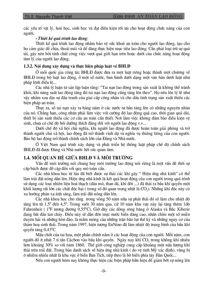 image for page Giáo trình An toàn lao động