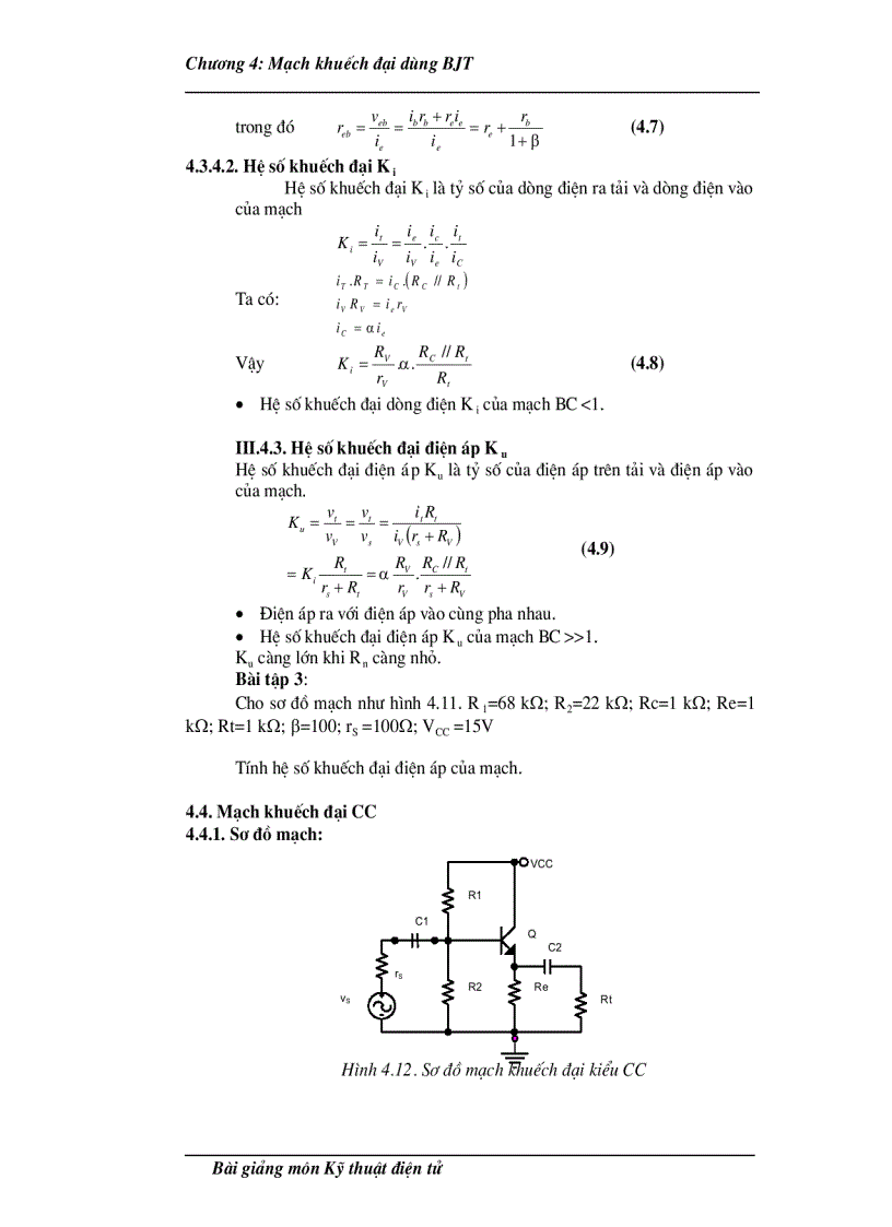 image for page Giáo trình kĩ thuật điện tử