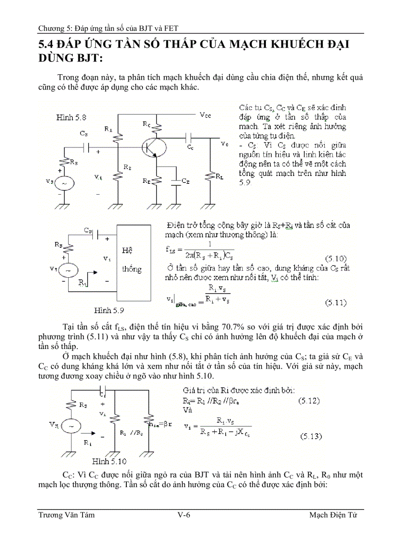 image for page Giáo trình mạch BJT và FET1