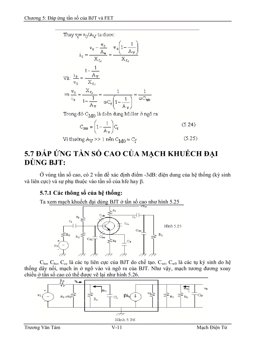 image for page Giáo trình mạch BJT và FET1
