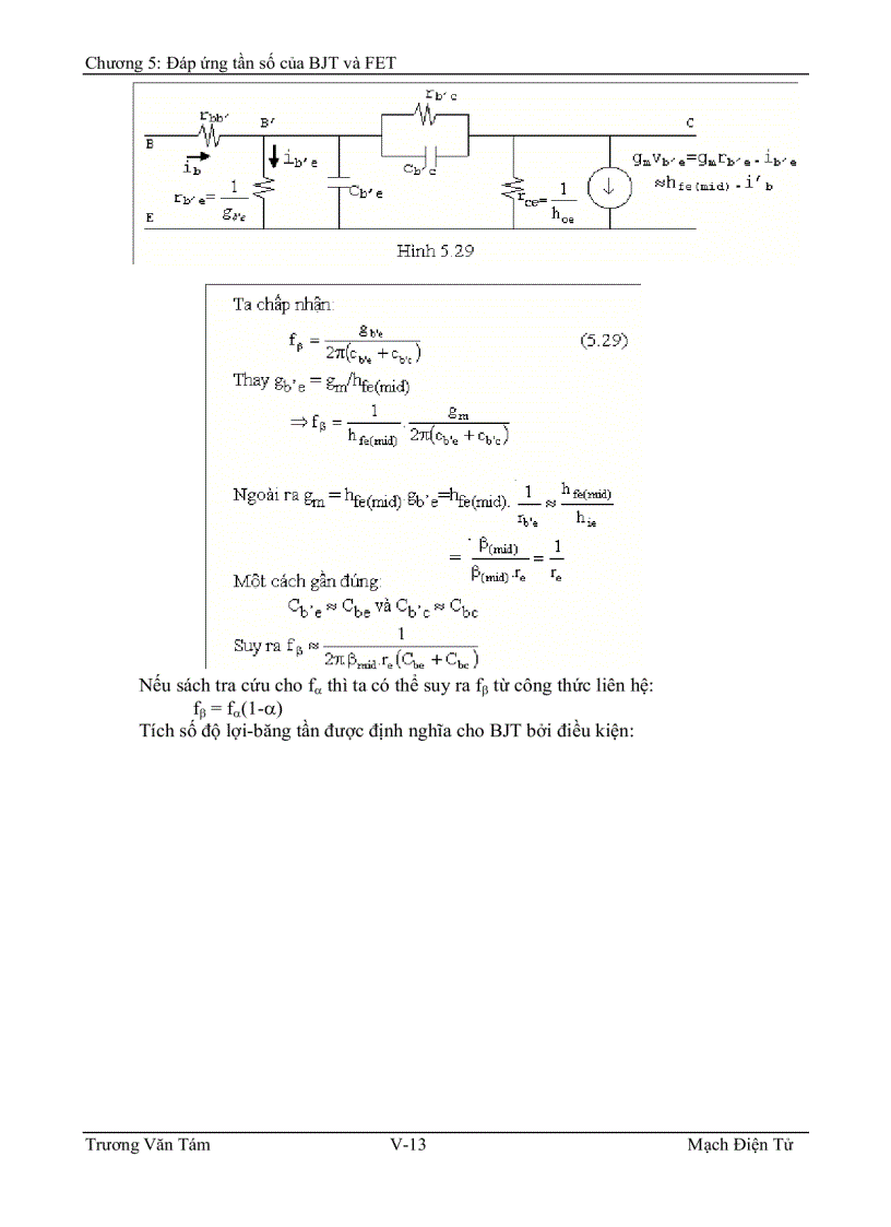 image for page Giáo trình mạch BJT và FET1