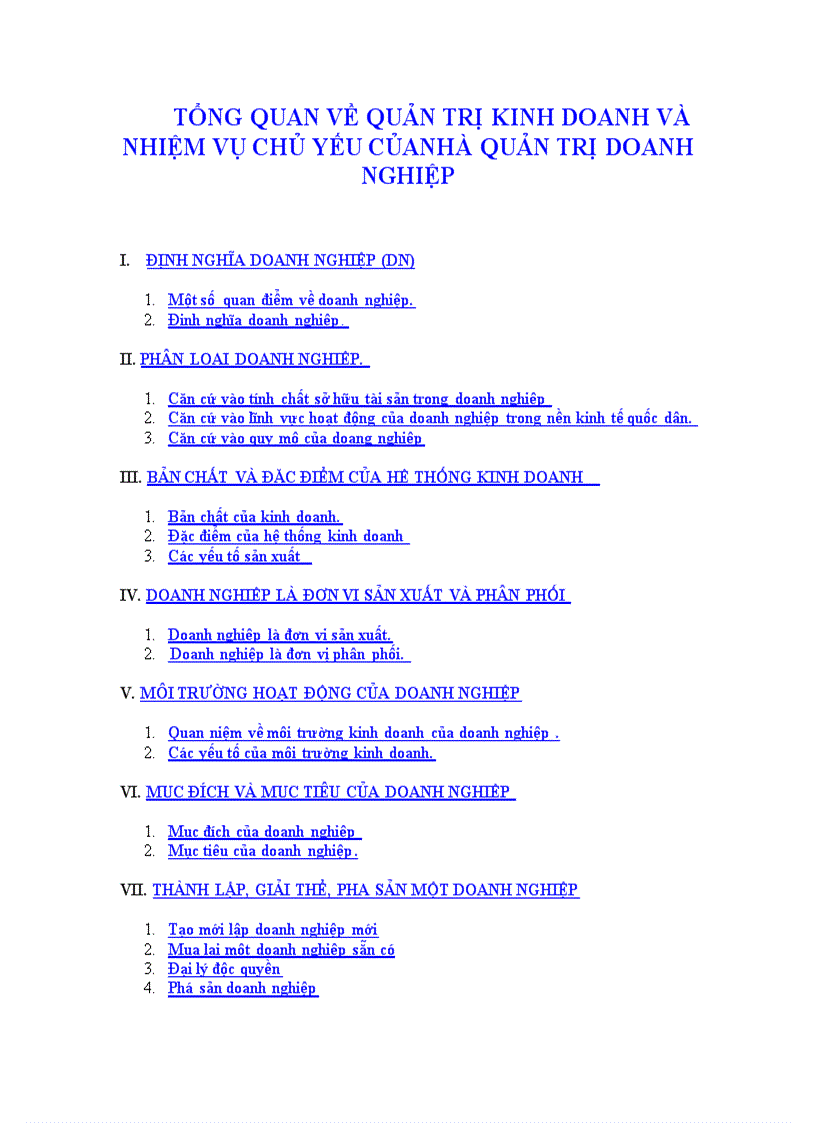 image for page Giáo trình quản trị doanh nghiệp file word