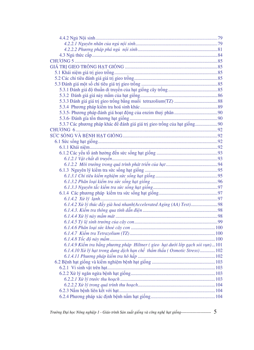 image for page Giáo trình Sản xuất hạt giống