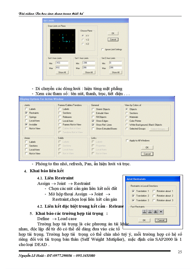 image for page Giao trinh sap 2000