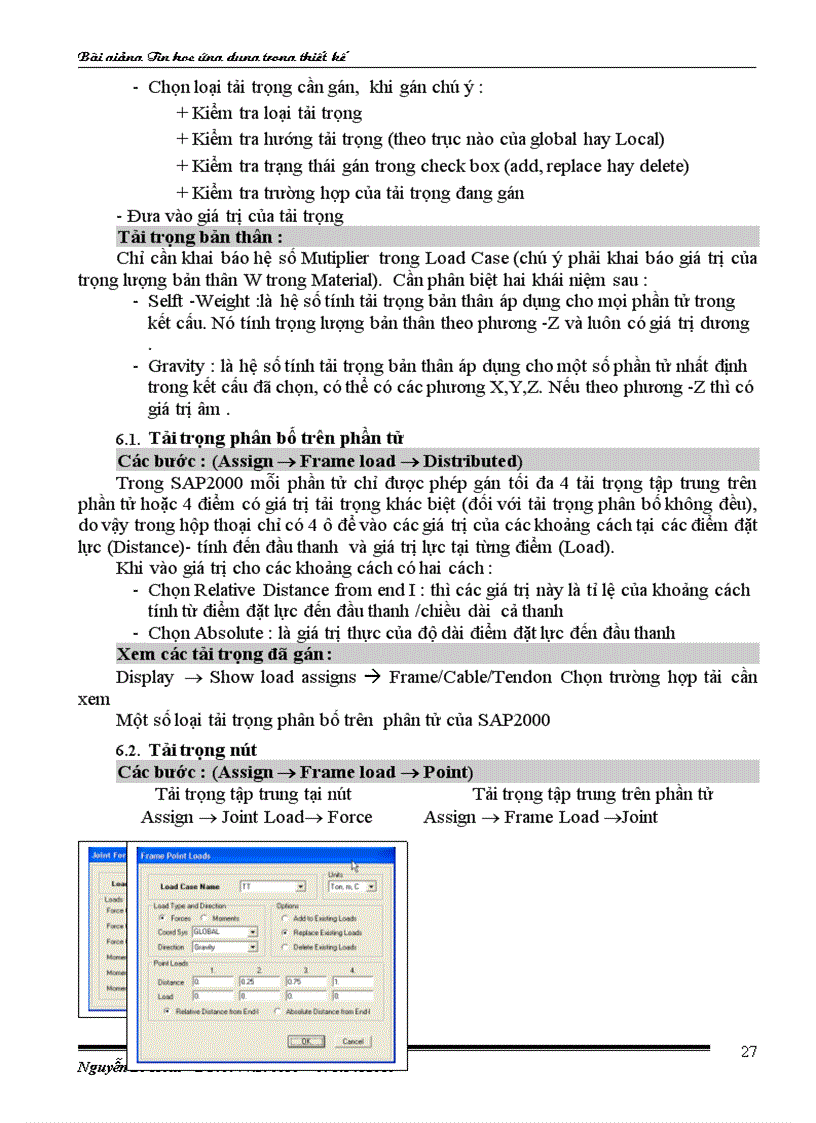 image for page Giao trinh sap 2000