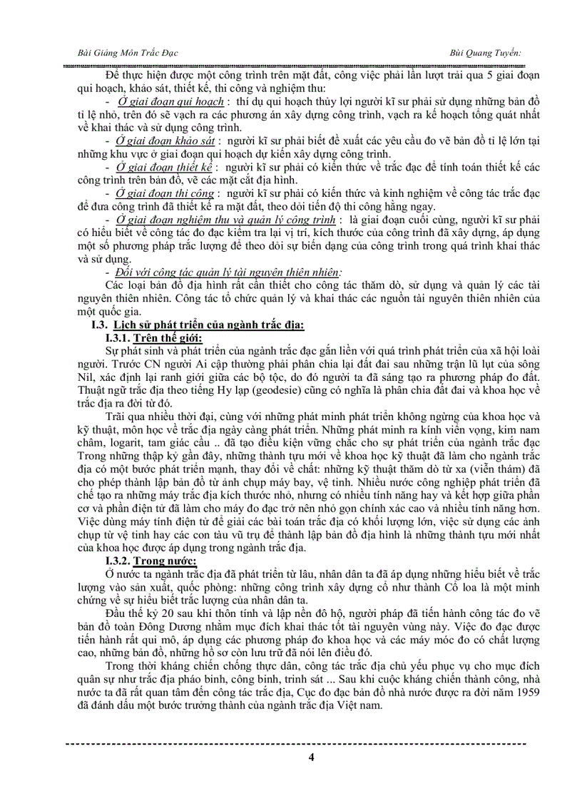 image for page Giáo trình Trac Địa đại cương