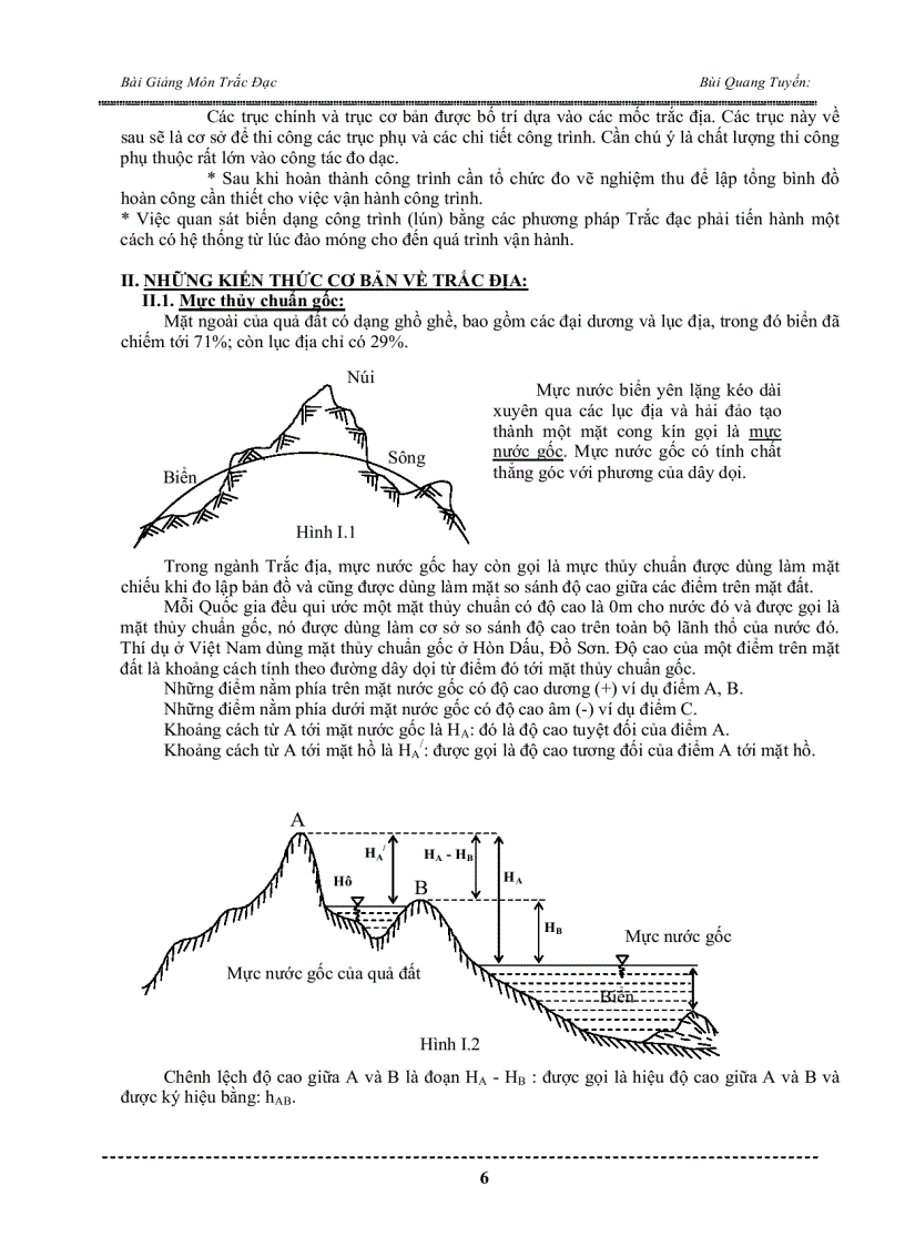 image for page Giáo trình Trac Địa đại cương