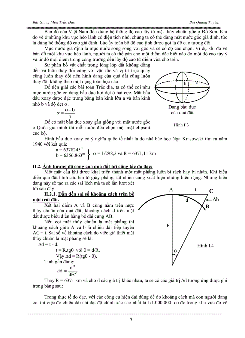 image for page Giáo trình Trac Địa đại cương