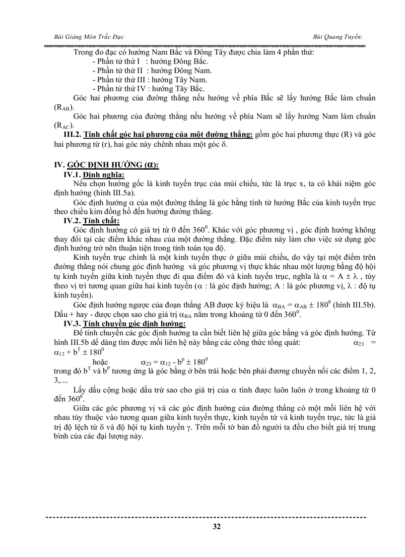 image for page Giáo trình Trac Địa đại cương