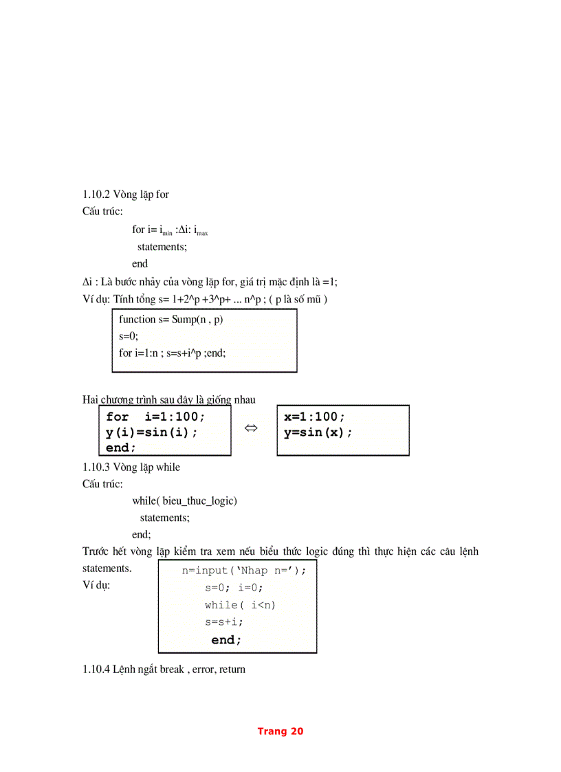 image for page Giáo trình tự học MATLAB