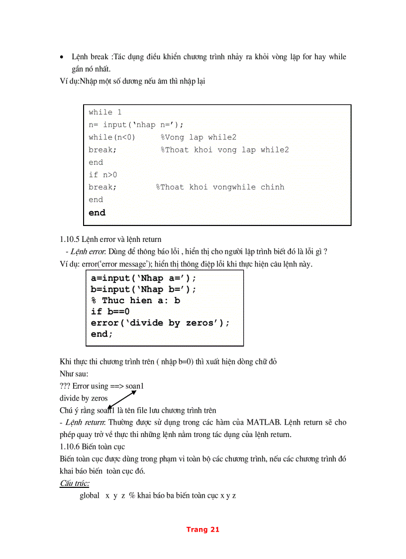 image for page Giáo trình tự học MATLAB