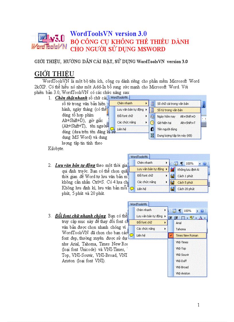 image for page HƯỚNG DẪN CÀI ĐẶT SỬ DỤNG WordToolsVN version 3 0