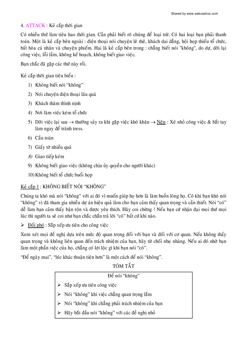 image for page Ky nang quan ly thoi gian