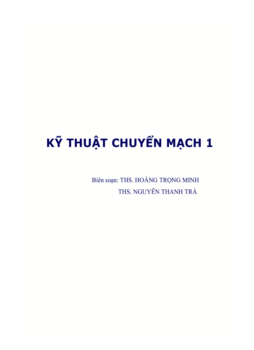 image for page Kỹ thuật chuyển mạch 1