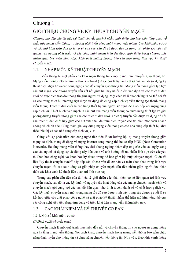 image for page Kỹ thuật chuyển mạch 1