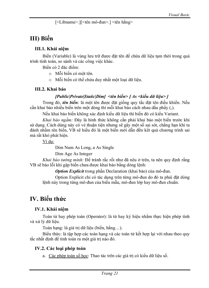 image for page Kỹ thuật lập trình vb