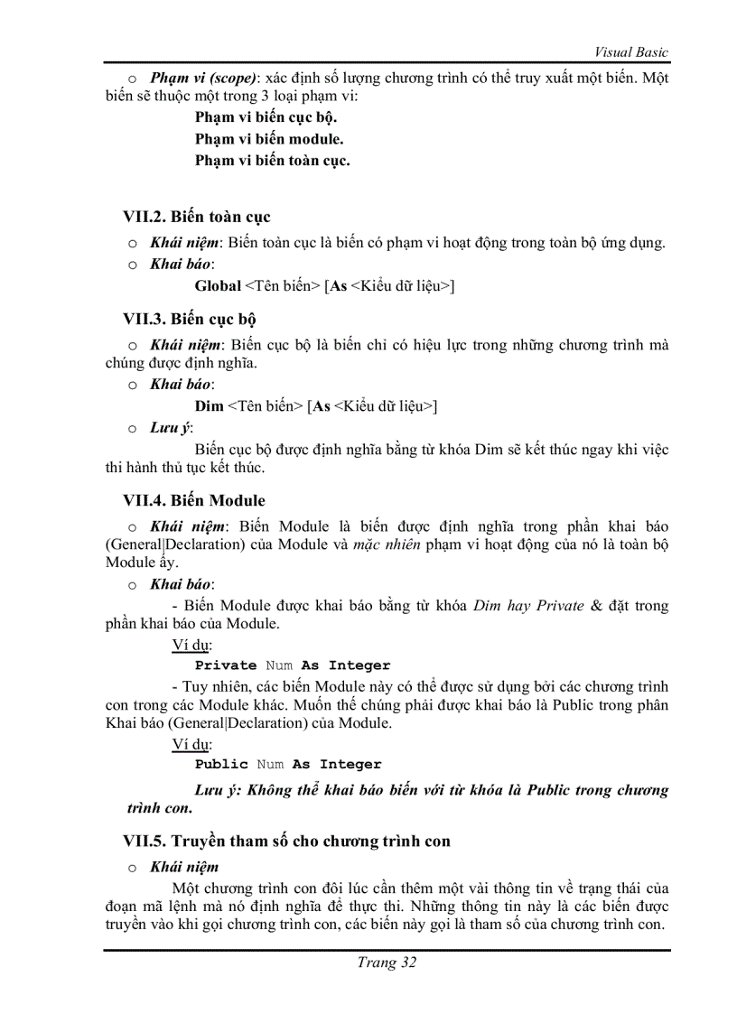 image for page Kỹ thuật lập trình vb