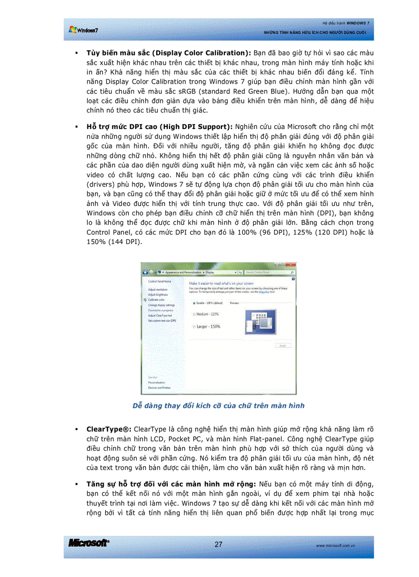 image for page Làm chủ nhung tính năng mới trong win7