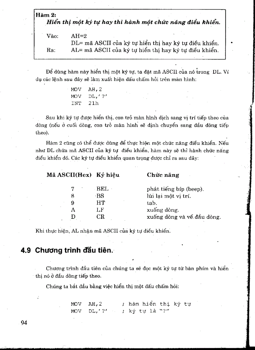 image for page Lập trình assembly
