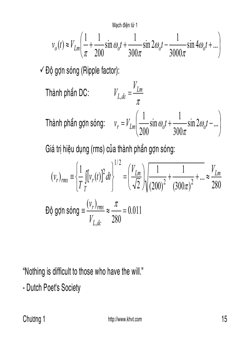 image for page Mạch Điện Tử P1