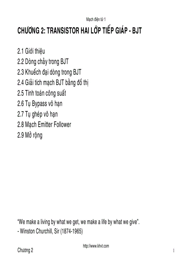 image for page Mạch Điện Tử P2