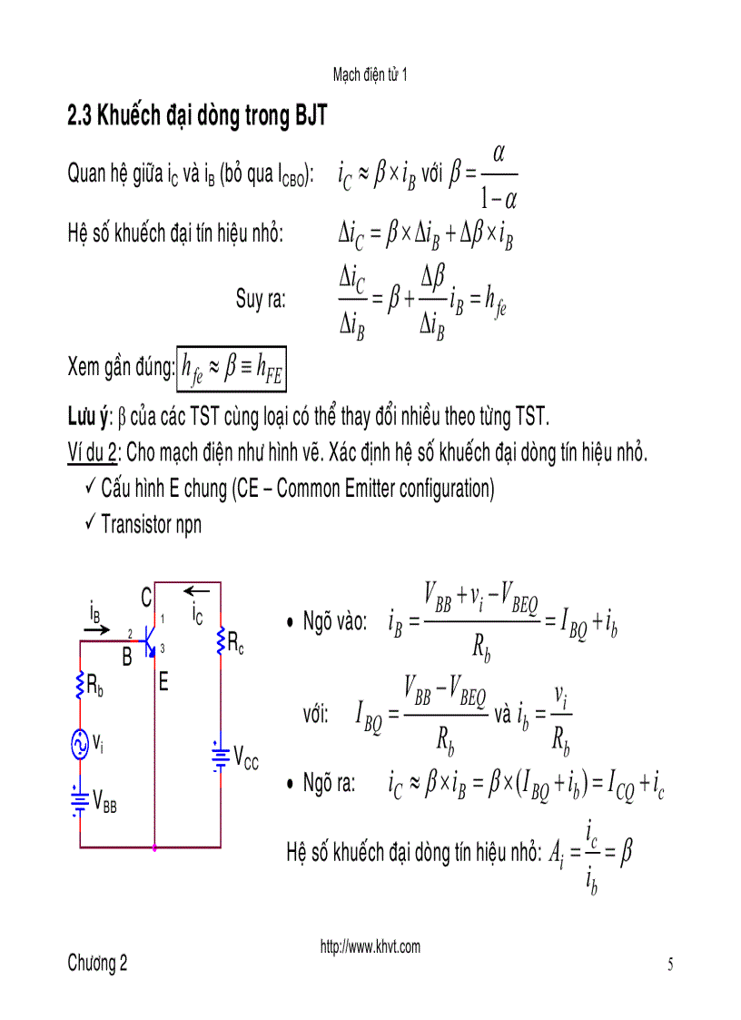 image for page Mạch Điện Tử P2