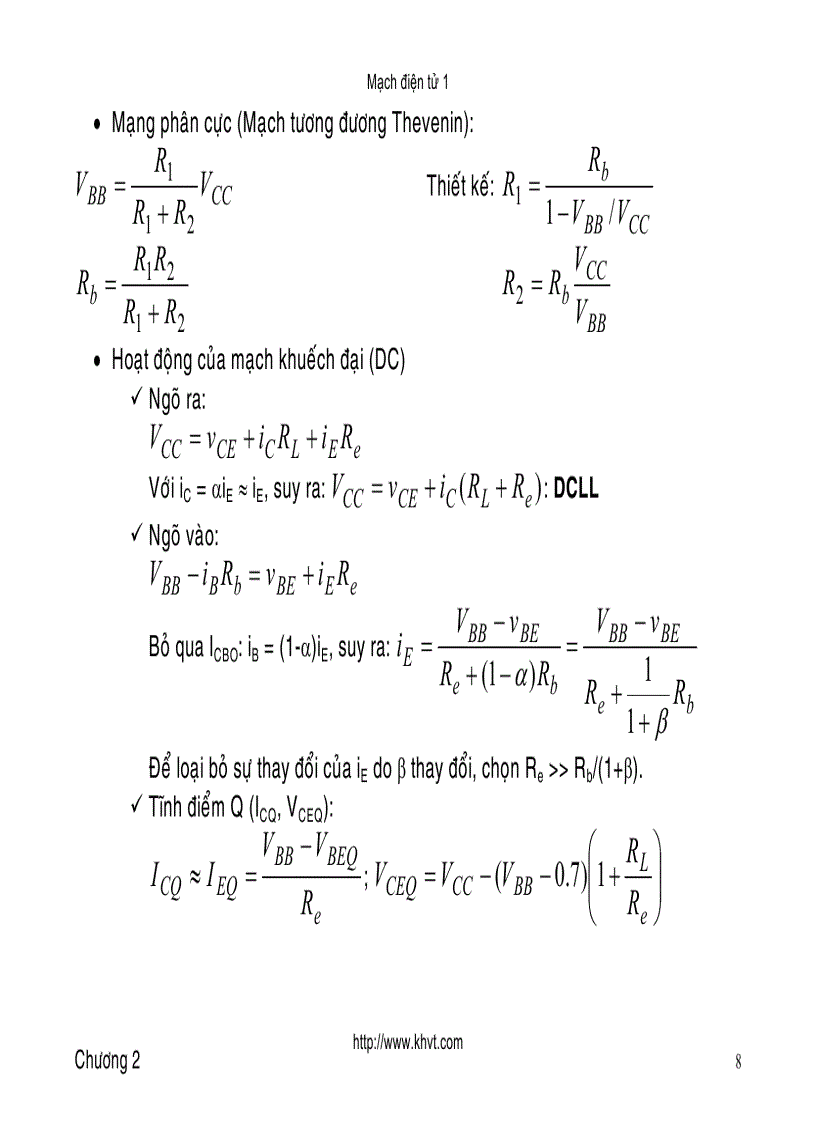 image for page Mạch Điện Tử P2