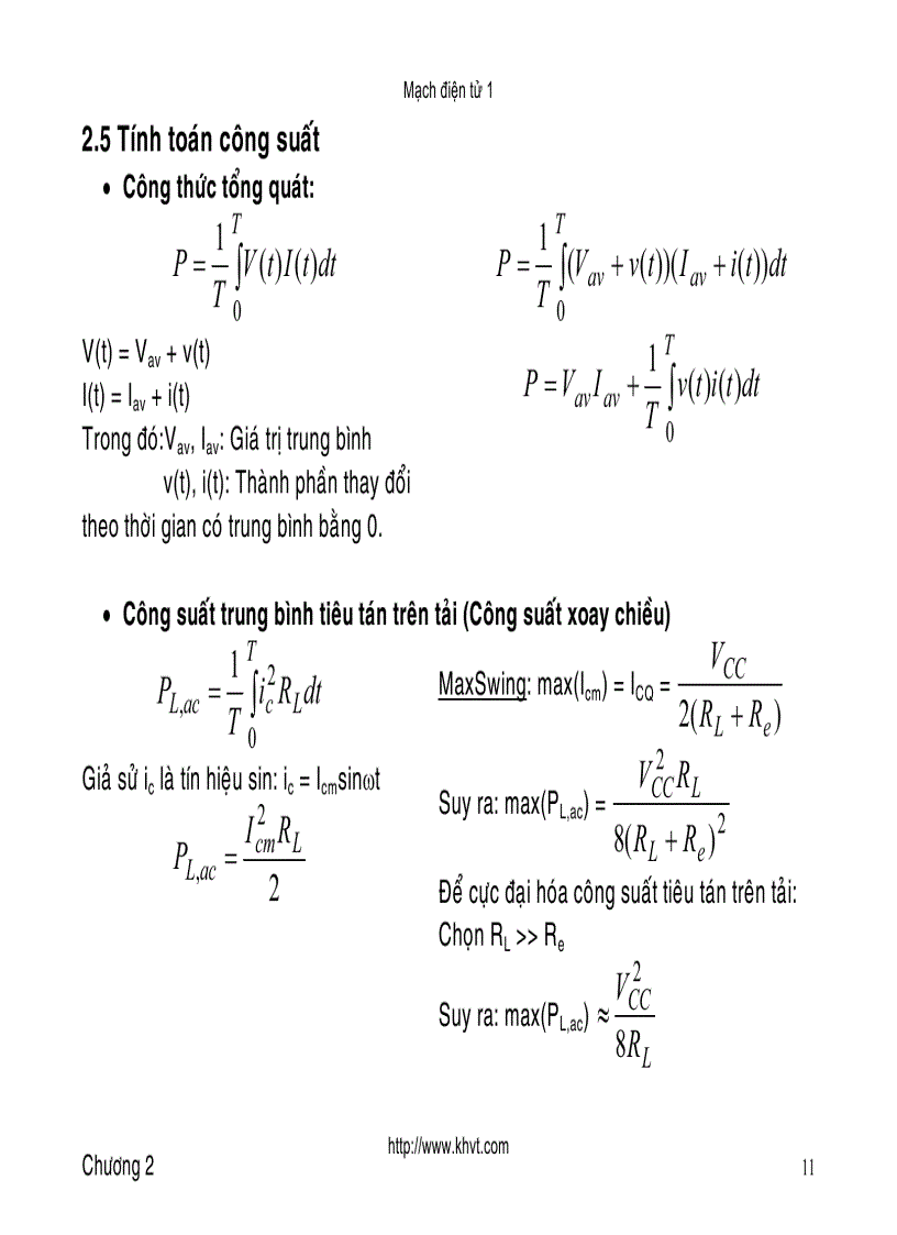 image for page Mạch Điện Tử P2