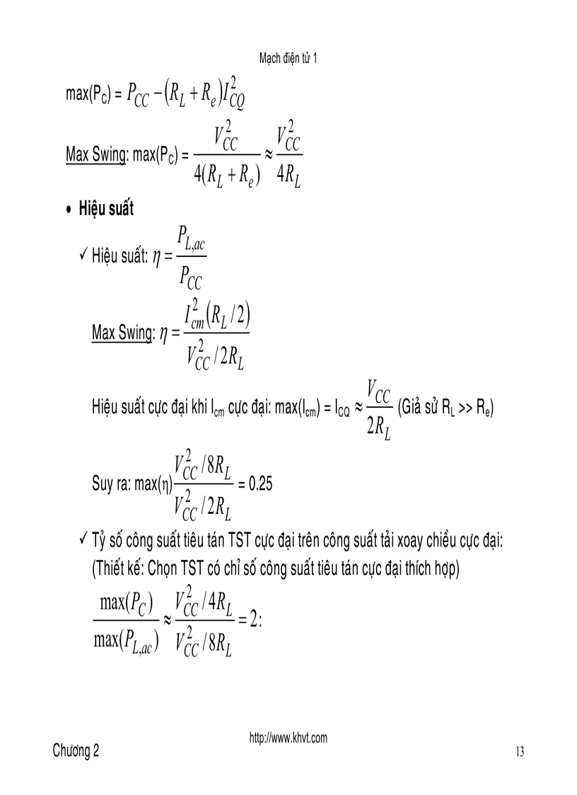 image for page Mạch Điện Tử P2