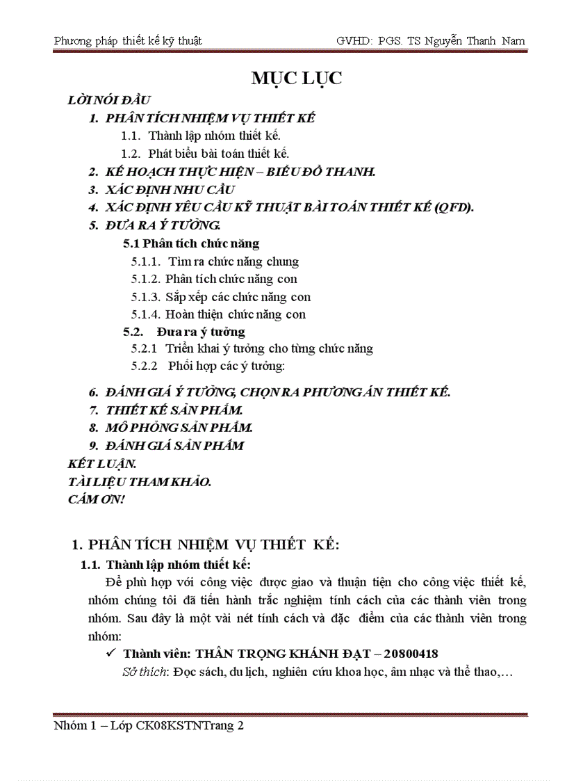 image for page Phương pháp thiết kế kỹ thuật