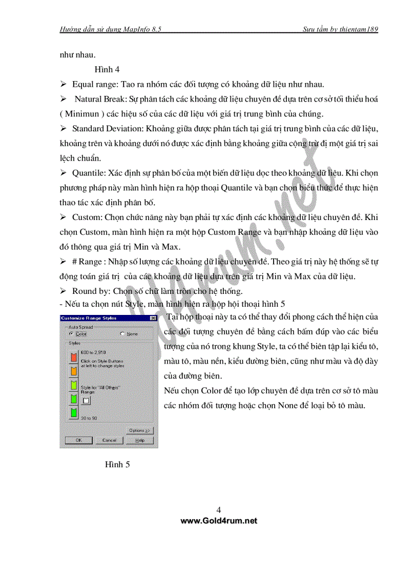image for page Sử dụng MapInfo