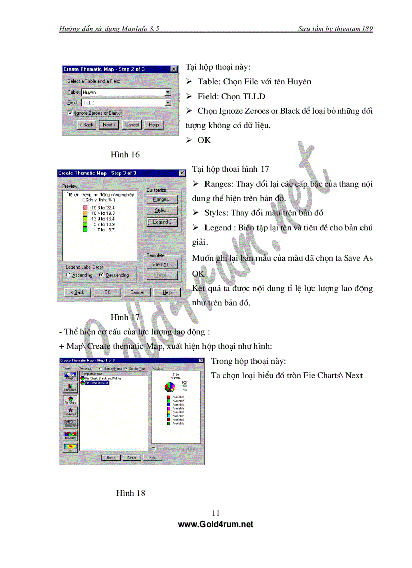 image for page Sử dụng MapInfo