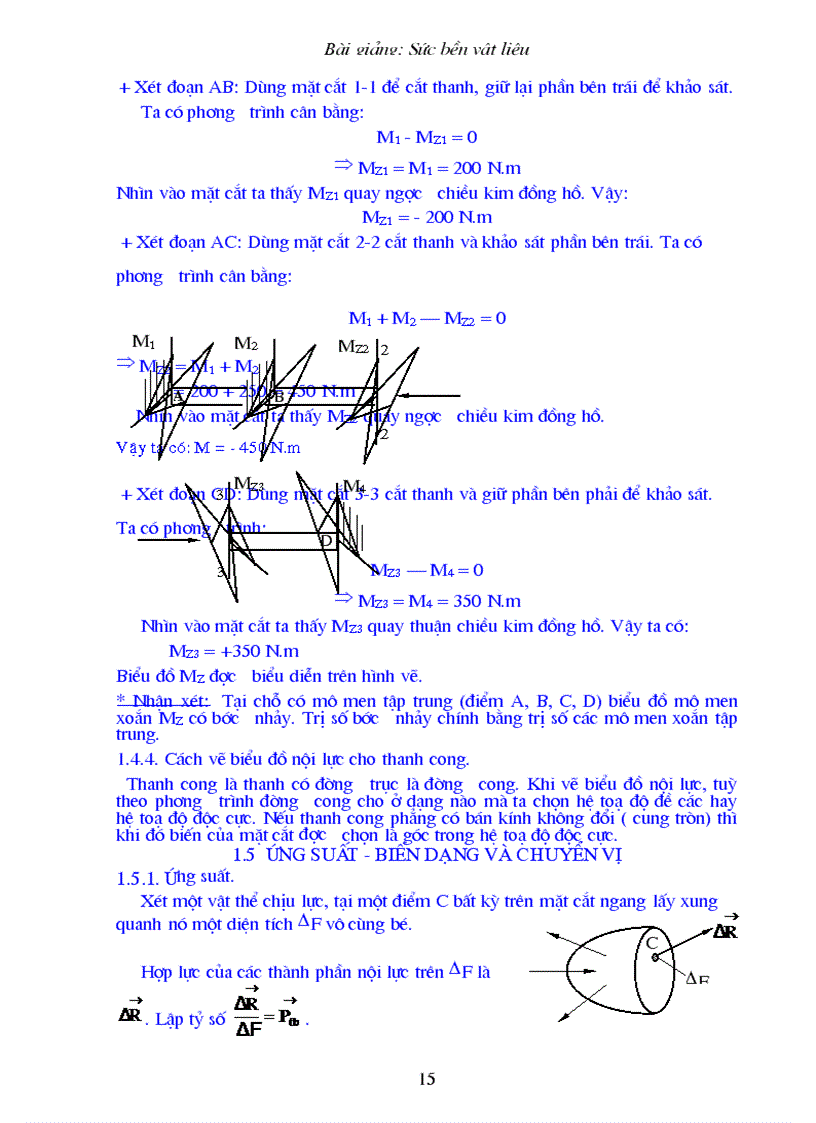 image for page Sức bền vật liệu Chương 1